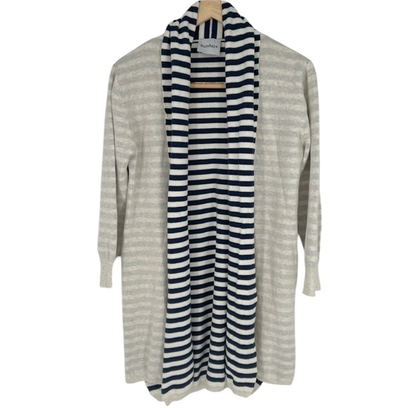 Sundays Striped Open Cardigan - Picture 1 of 12